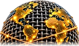 The Comedy Festival Guide's globe mark